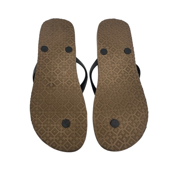 Tory Burch Slip On T-Strap Sandals Size Large - Picture 7 of 8